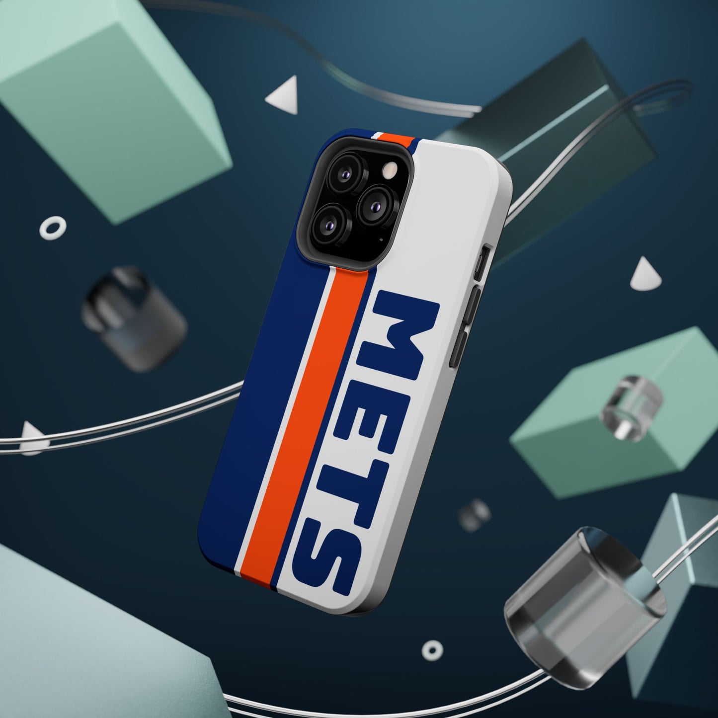 Mets Phone Case, Magnetic Phone Case, Retro Phone Case, Baseball Case for iPhone or Samsung