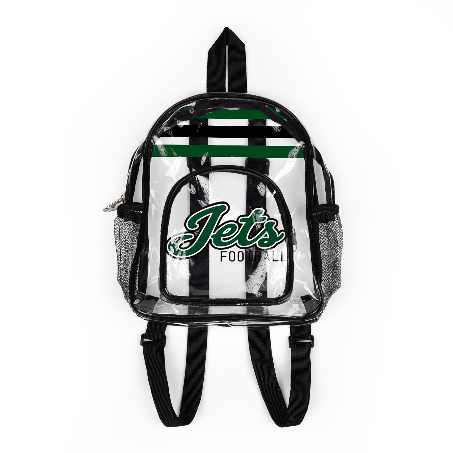 Jets Clear Backpack, Stadium Bag, Football Belt Bag, Transparent Fanny Pack