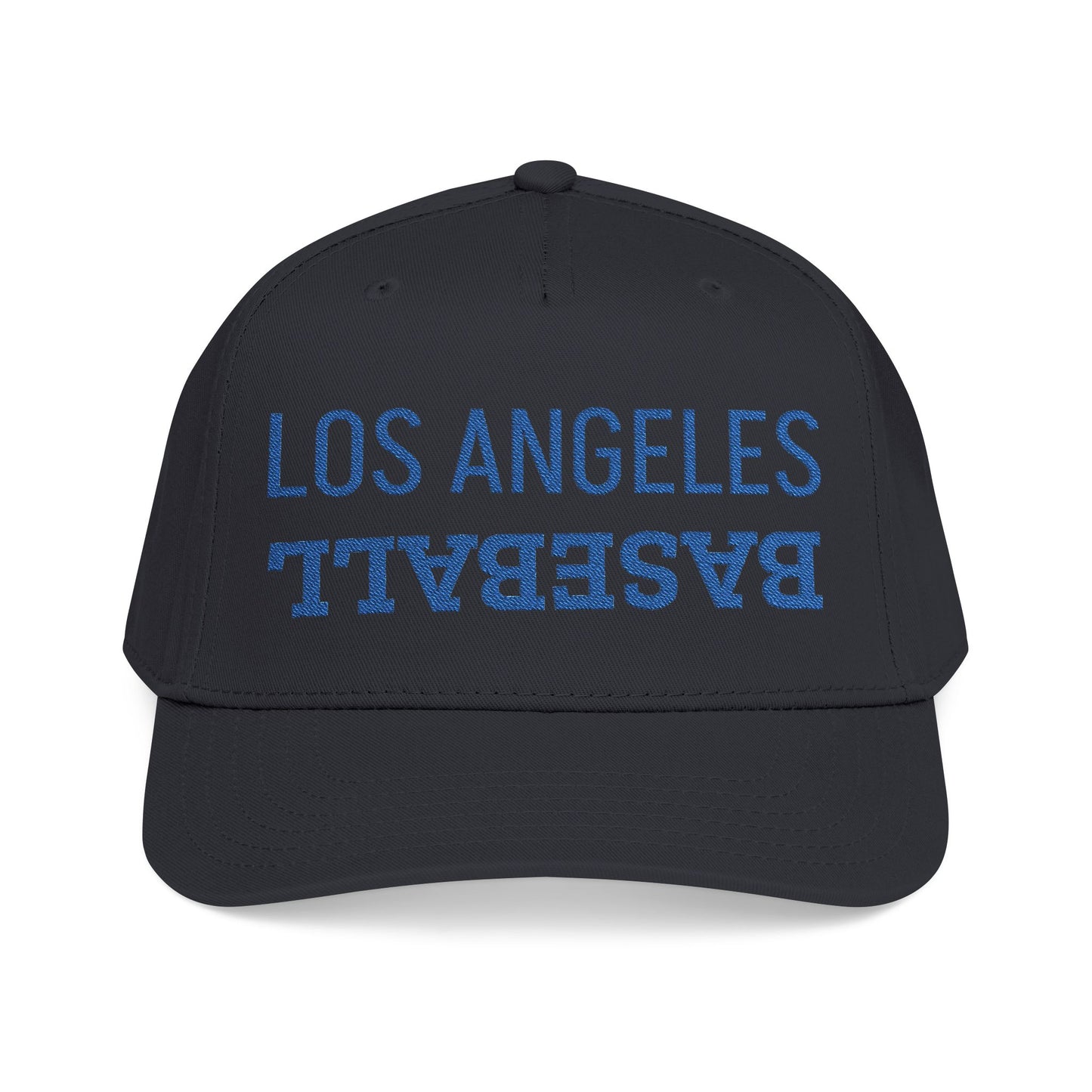 Embroidered LA Baseball Hat, Mid Profile Baseball Cap, Los Angeles Baseball Gifts