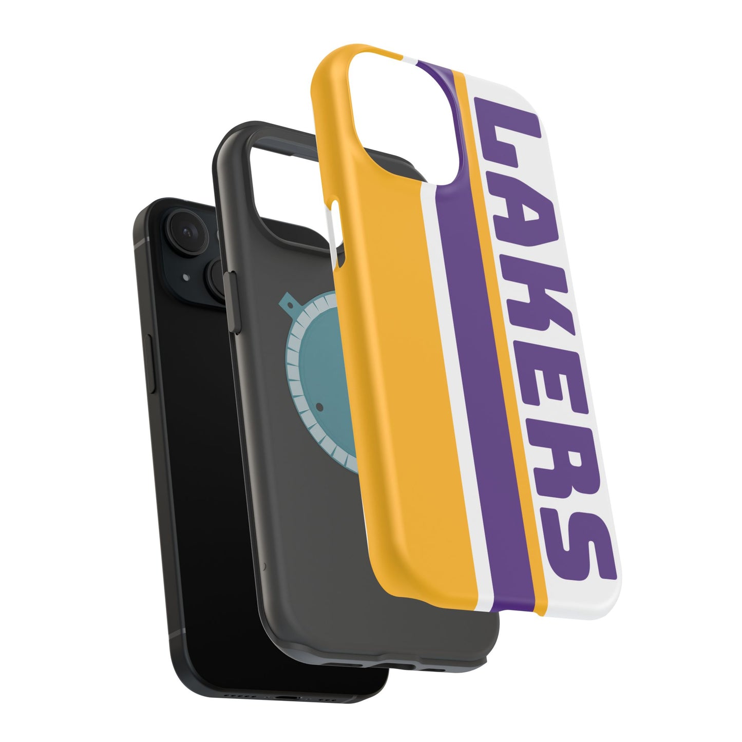 Lakers Phone Case, Magnetic Phone Case, Retro Phone Case, Basketball Gifts