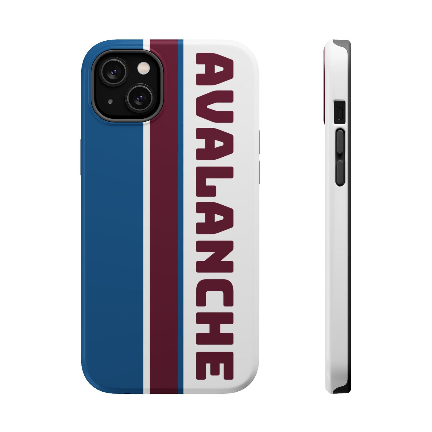Avalanche Phone Case, Magnetic Phone Case, Retro Phone Case, Matte/Glossy Phone Case, Hockey Gifts