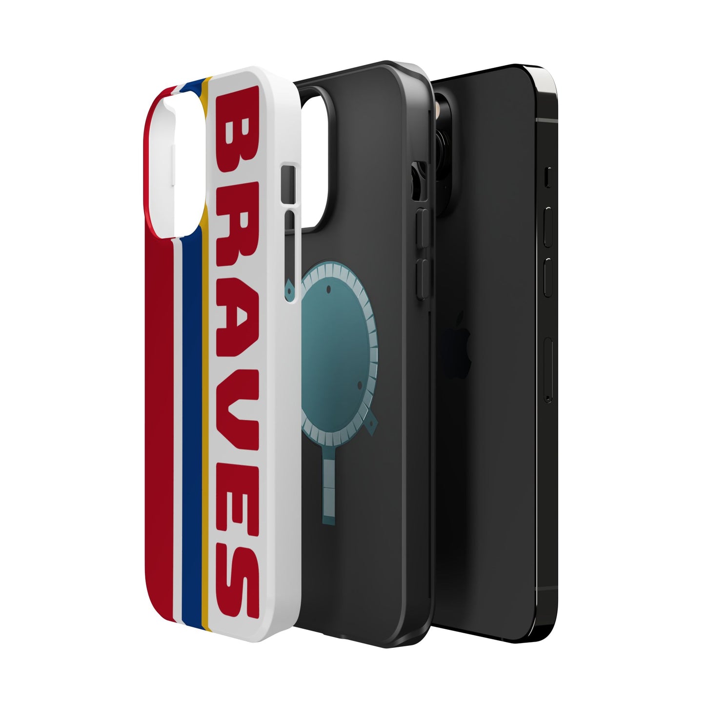 Braves Phone Case, Magnetic Phone Case, Baseball Phone Case, Retro Phone Case