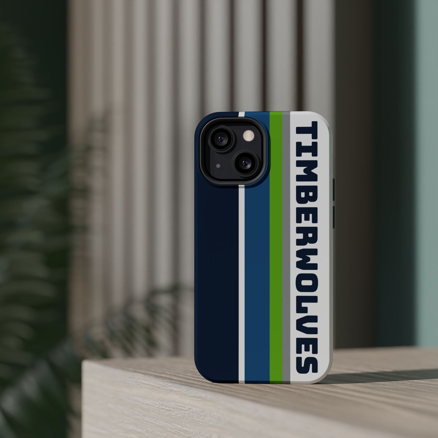 Timberwolves Phone Case, Magnetic Phone Case, Retro Phone Case, Basketball Gifts