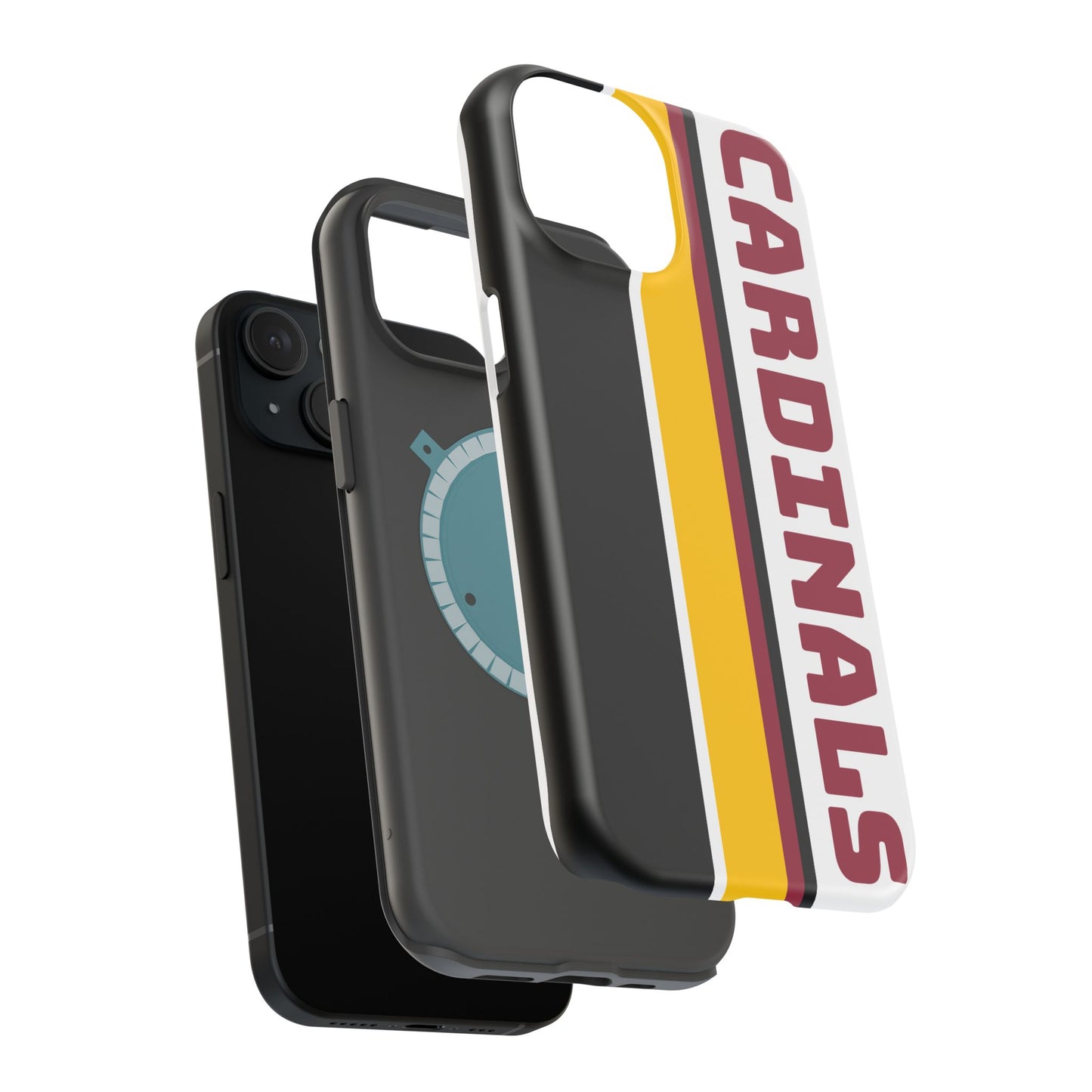 Cardinals Phone Case, Magnetic Phone Case, Retro Phone Case, Football Gifts