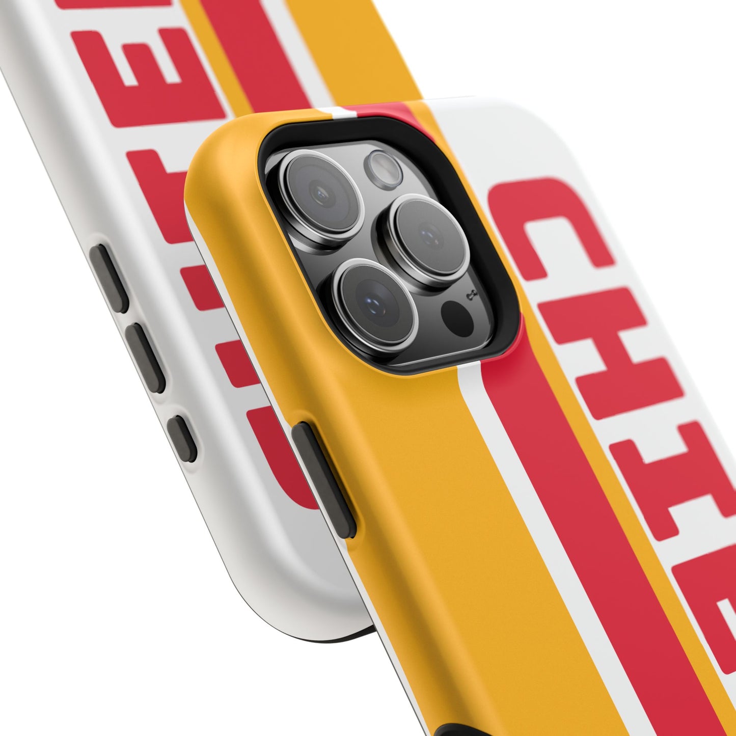 Chiefs Phone Case, Magnetic Phone Case, Retro Phone Case, Baseball Case for iPhone or Samsung, Chiefs Football Gifts