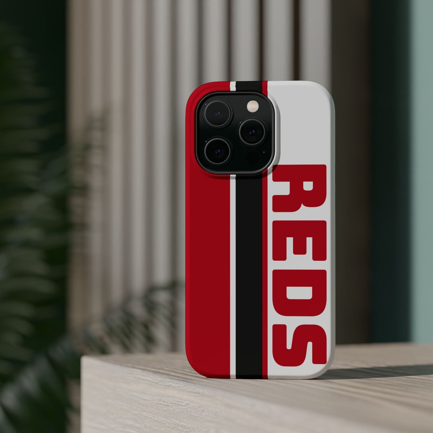 Reds Phone Case, Magnetic Phone Case, Retro Phone Case, Baseball Case for iPhone or Samsung, Reds Baseball Case