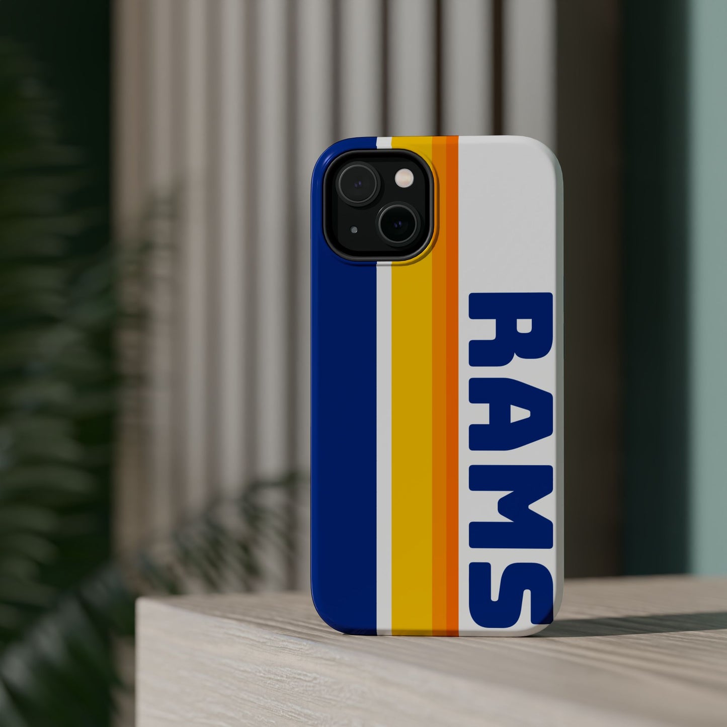 Rams Phone Case, Magnetic Phone Case, Retro Phone Case, Football Case for iPhone or Samsung
