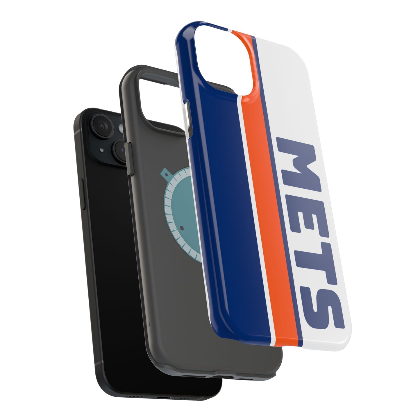 Mets Phone Case, Magnetic Phone Case, Retro Phone Case, Baseball Case for iPhone or Samsung