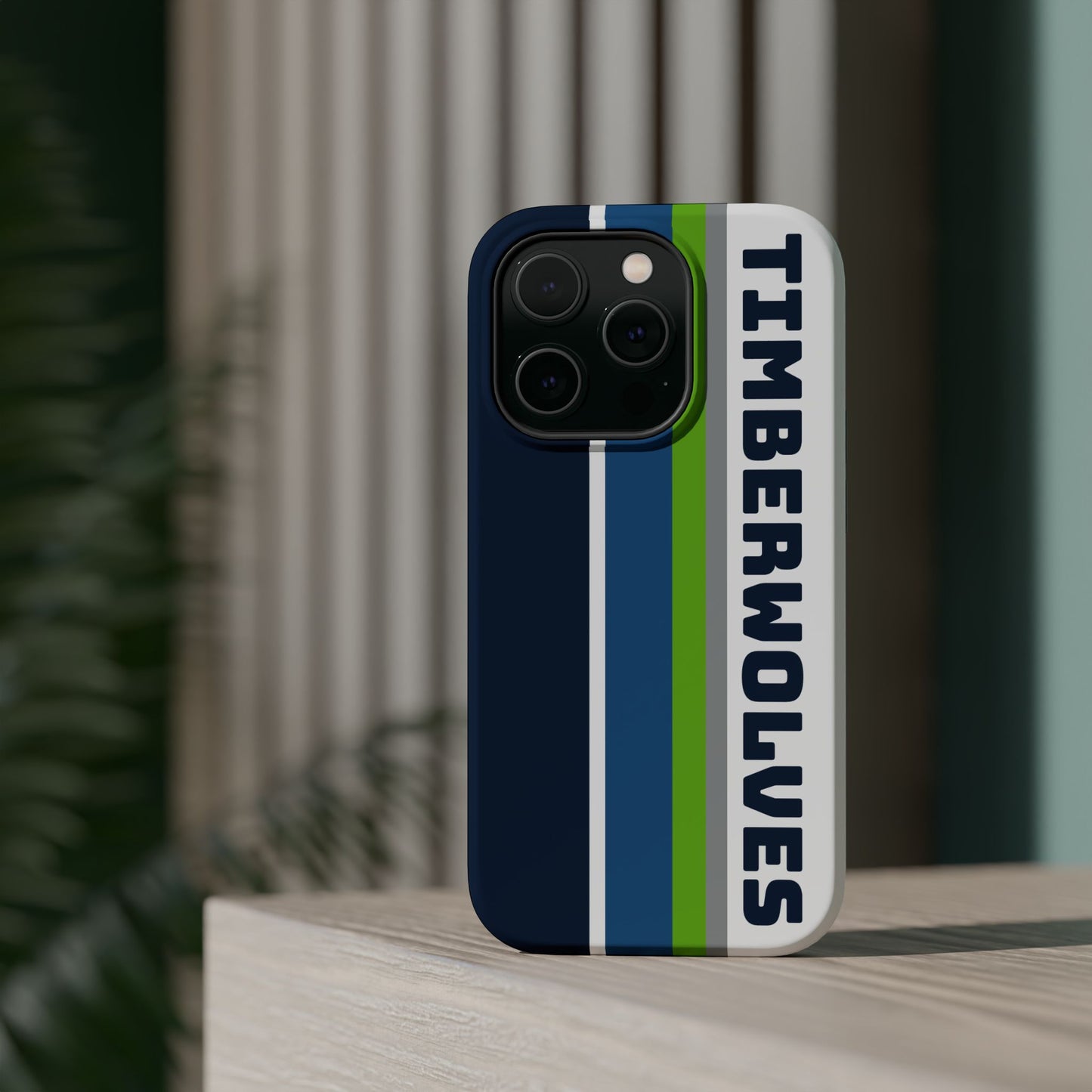 Timberwolves Phone Case, Magnetic Phone Case, Retro Phone Case, Basketball Gifts