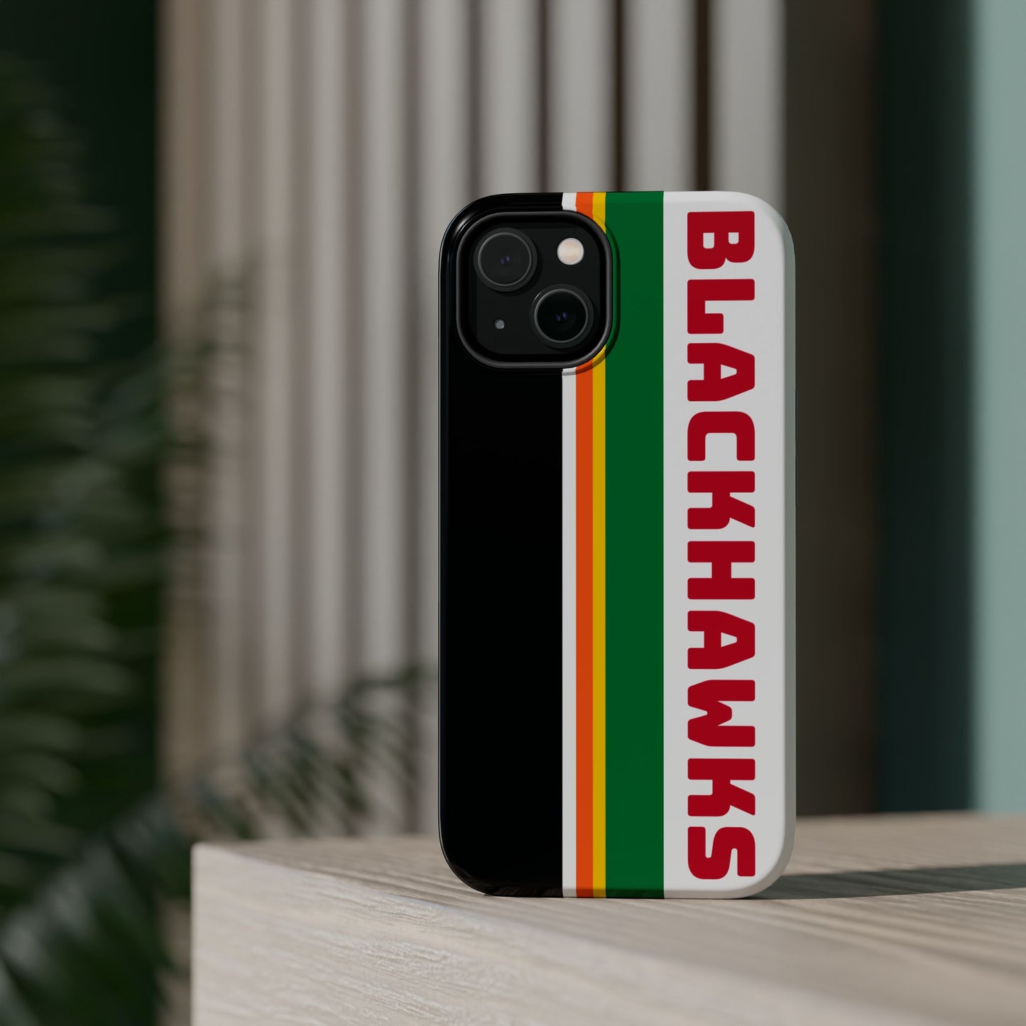 Blackhawks Phone Case, Magnetic Phone Case, Hockey Phone Case, Retro Phone Case