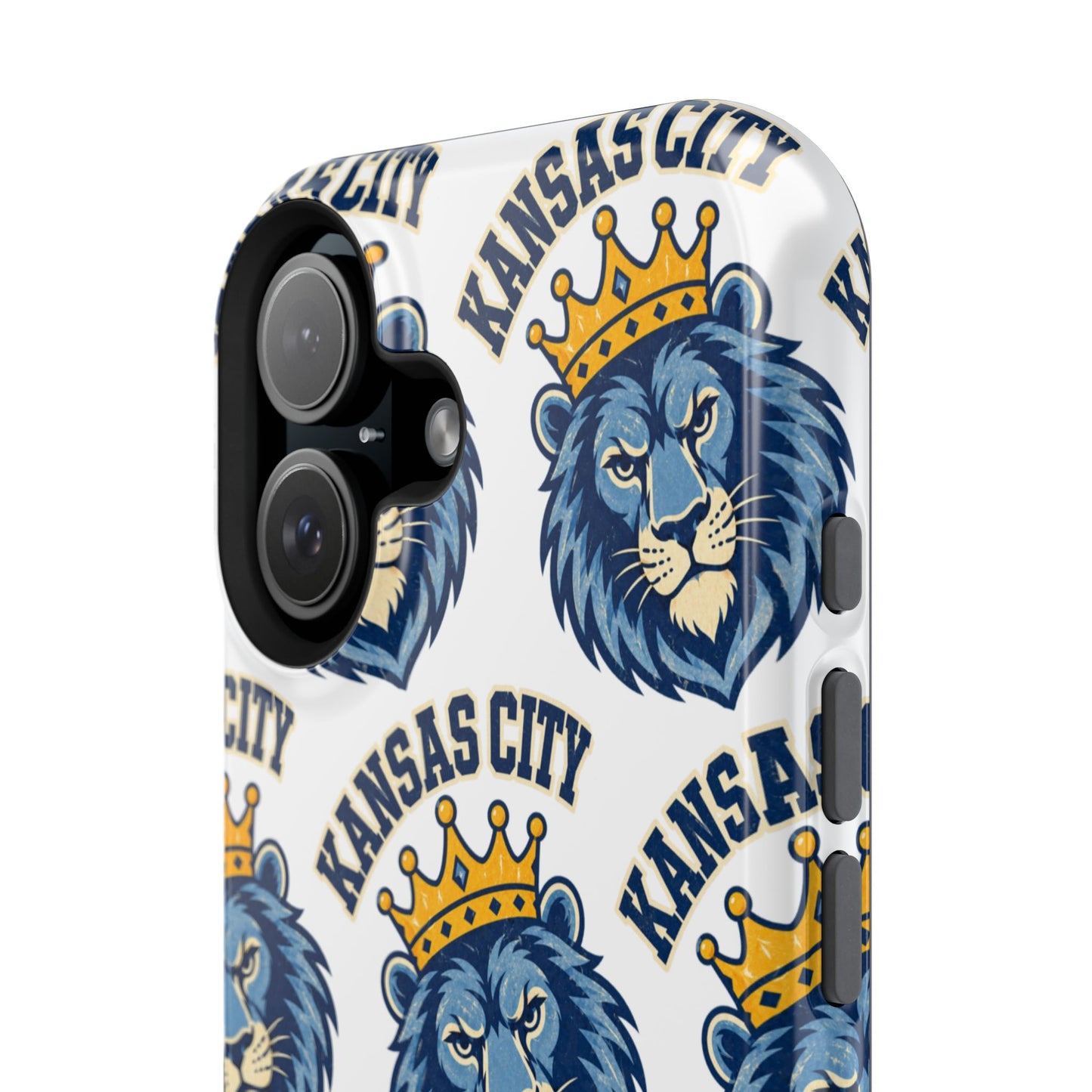 Lion Royals Pattern Phone Case, Magnetic Phone Case, Baseball Phone Case, Retro Phone Case