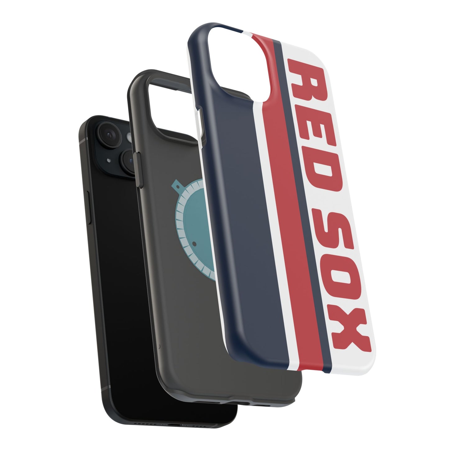 Red Sox Phone Case, Magnetic Phone Case, Retro Phone Case, Baseball Case for iPhone or Samsung