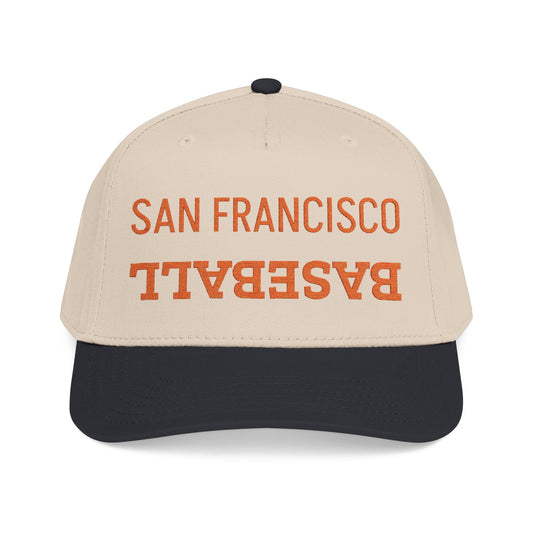 Embroidered San Francisco Baseball Hat, Mid Profile Baseball Cap, Sports Gifts