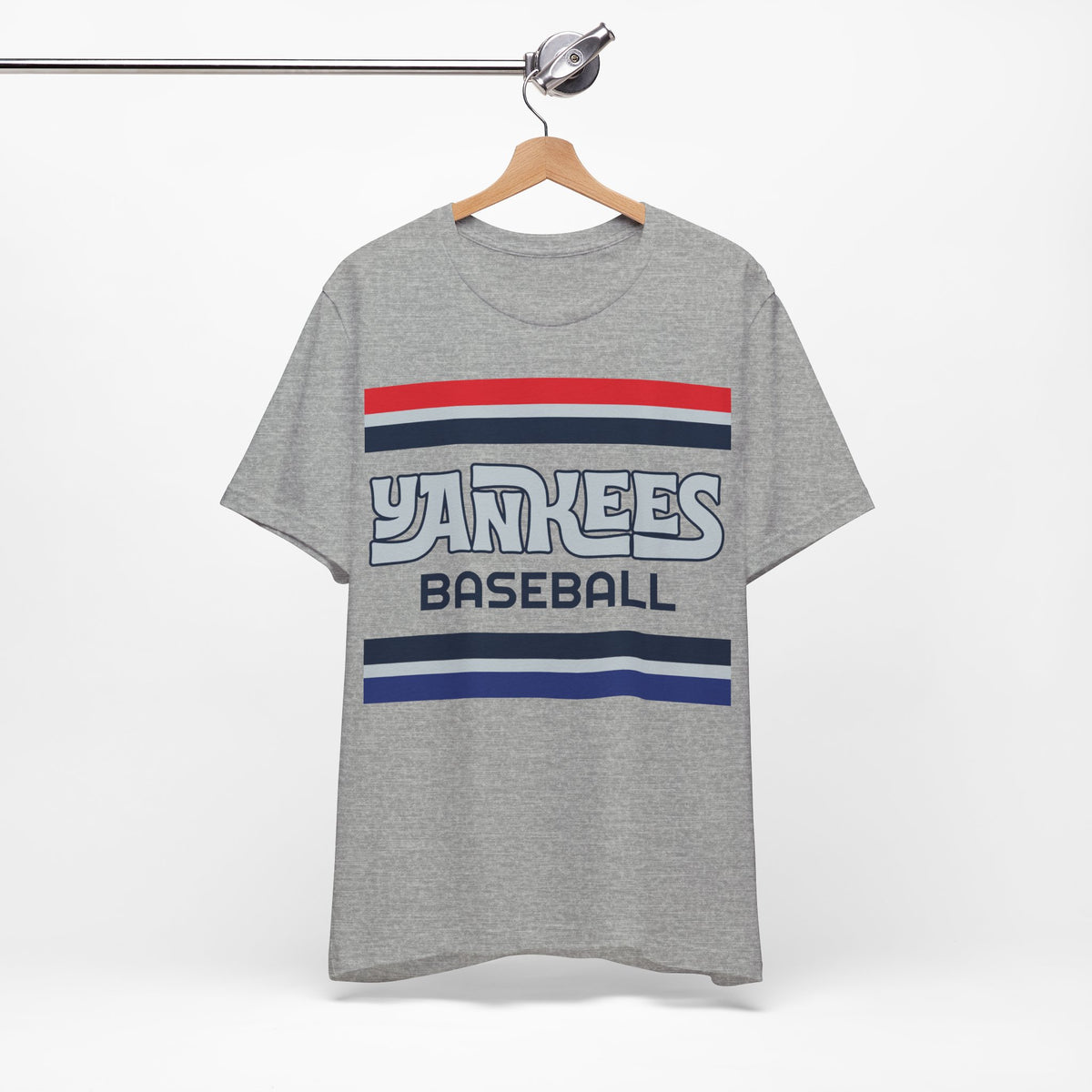 Retro Yankees Shirt, Vintage Striped Yankees T-Shirt