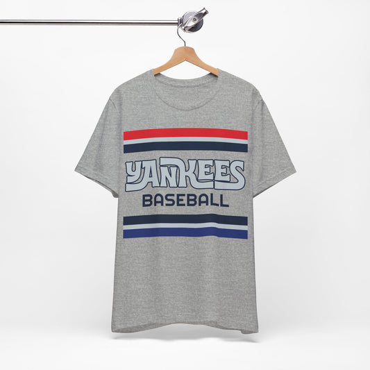 Retro Yankees Shirt, Vintage Striped Yankees T-Shirt