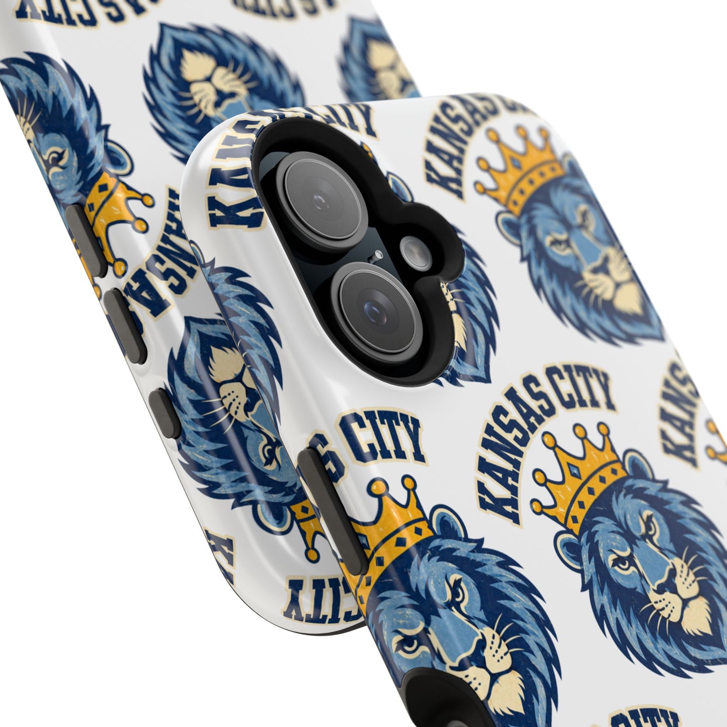 Lion Royals Pattern Phone Case, Magnetic Phone Case, Baseball Phone Case, Retro Phone Case