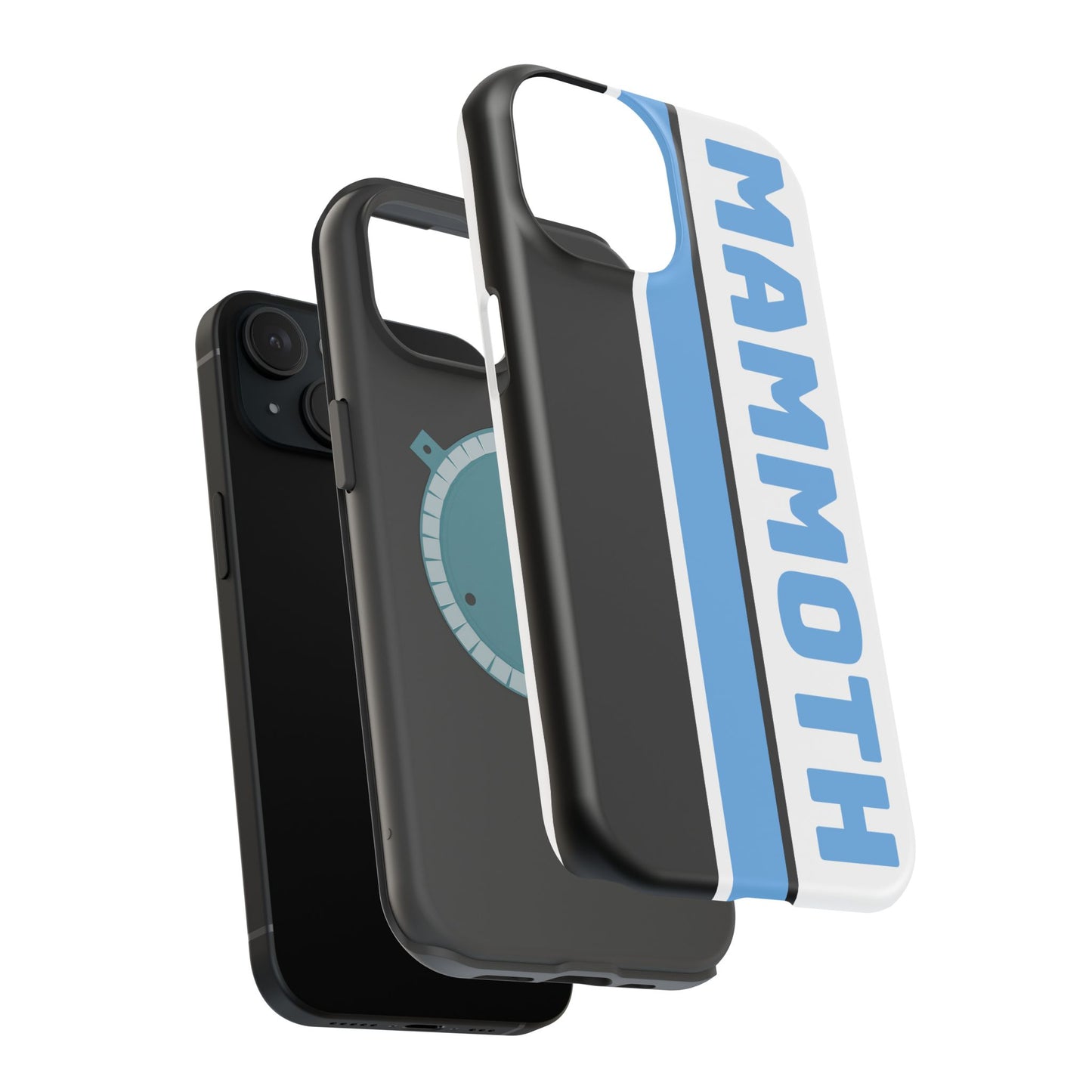 Mammoth Phone Case, Magnetic Phone Case, Retro Phone Case, Hockey Gifts