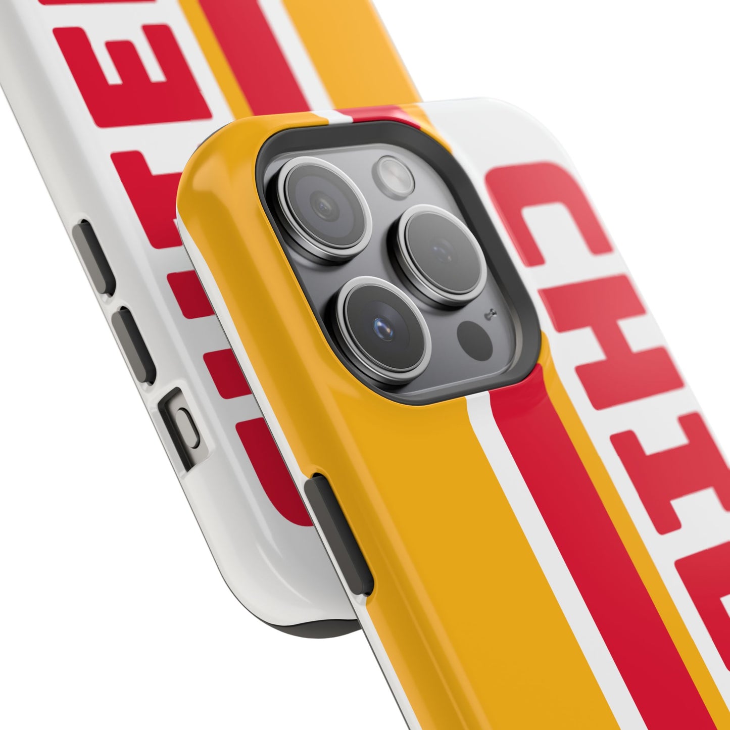 Chiefs Phone Case, Magnetic Phone Case, Retro Phone Case, Baseball Case for iPhone or Samsung, Chiefs Football Gifts