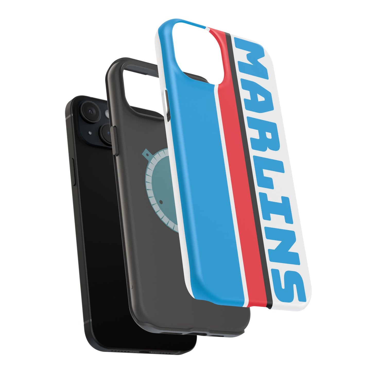 Marlins Phone Case, Magnetic Phone Case, Retro Phone Case, Baseball iPhone or Samsung Case