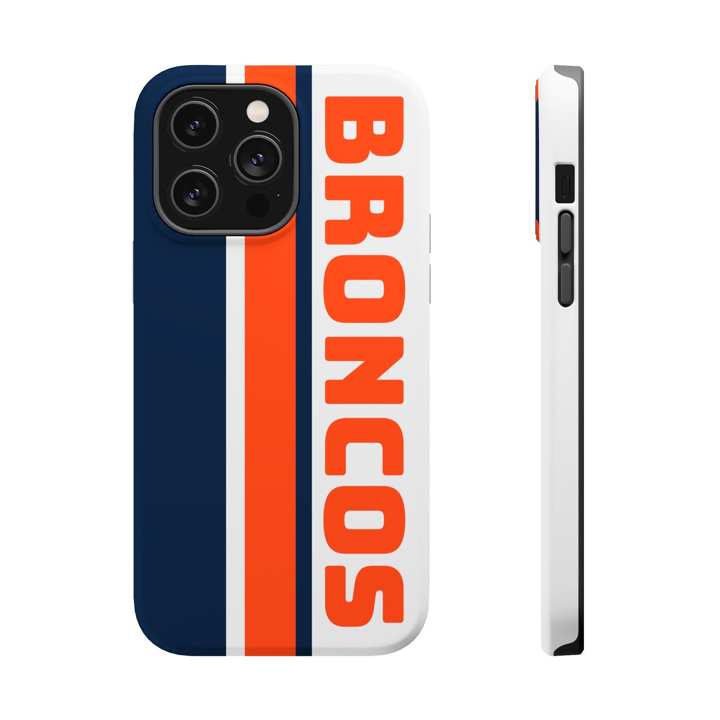 Broncos Phone Case, Magnetic Phone Case, Retro Phone Case, Baseball Case for iPhone or Samsung, Football Gifts