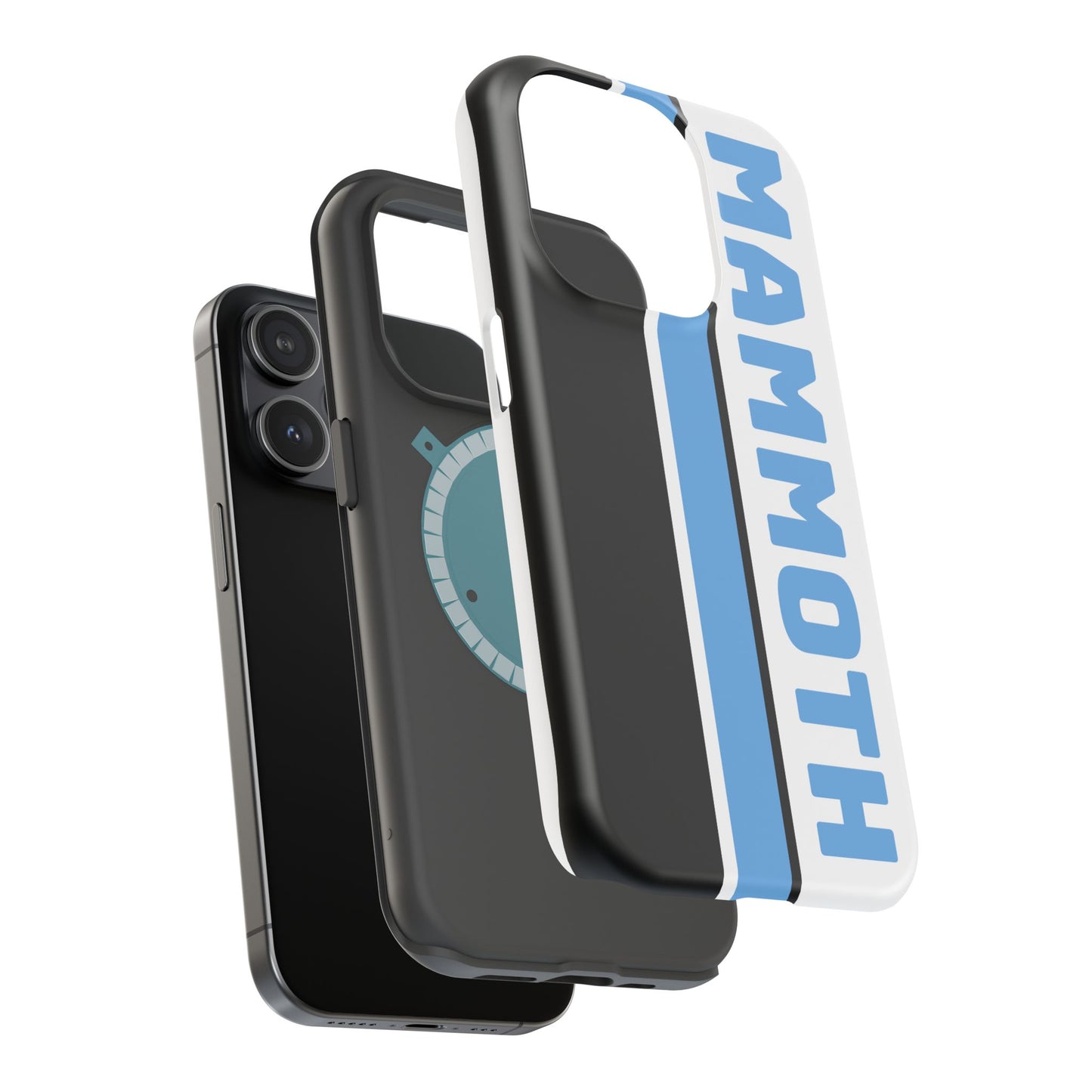 Mammoth Phone Case, Magnetic Phone Case, Retro Phone Case, Hockey Gifts