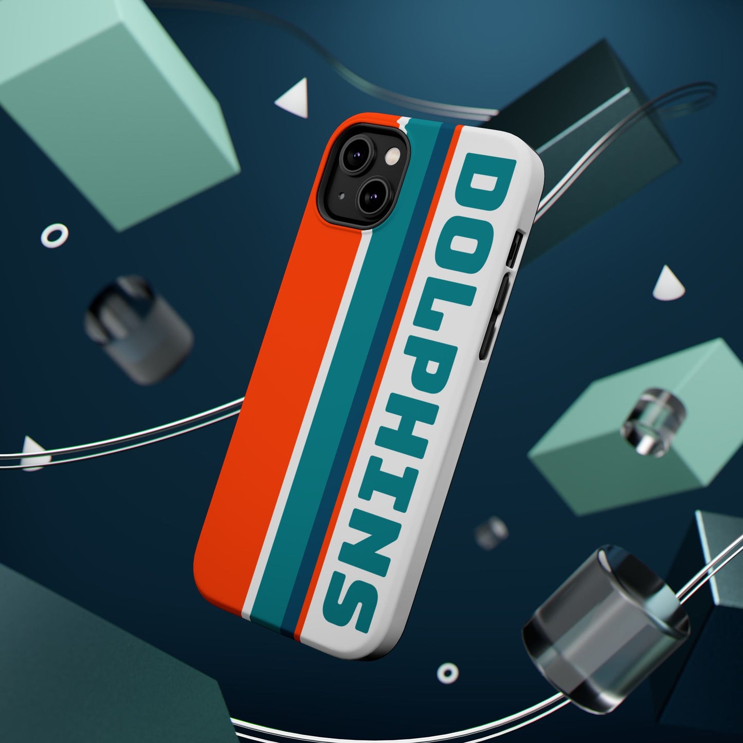 Dolphins Phone Case, Magnetic Phone Case, Retro Phone Case, Matte/Glossy Phone Case