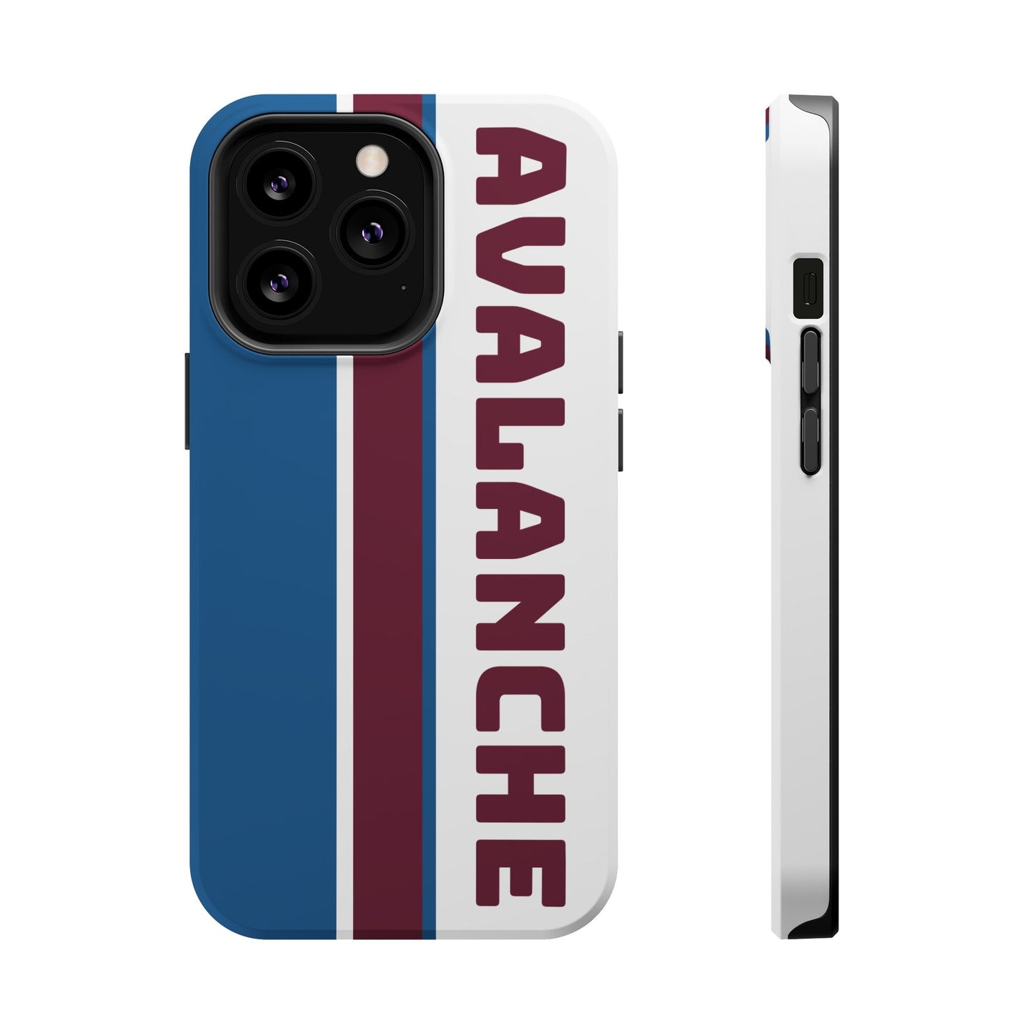 Avalanche Phone Case, Magnetic Phone Case, Retro Phone Case, Matte/Glossy Phone Case, Hockey Gifts