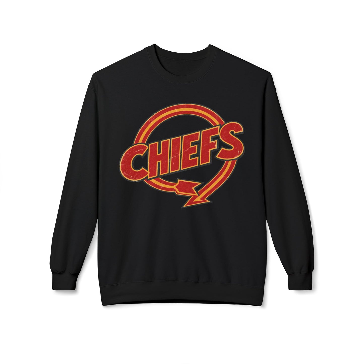 Vintage Chiefs Sweatshirt, Football Gifts, Red Chiefs Shirt