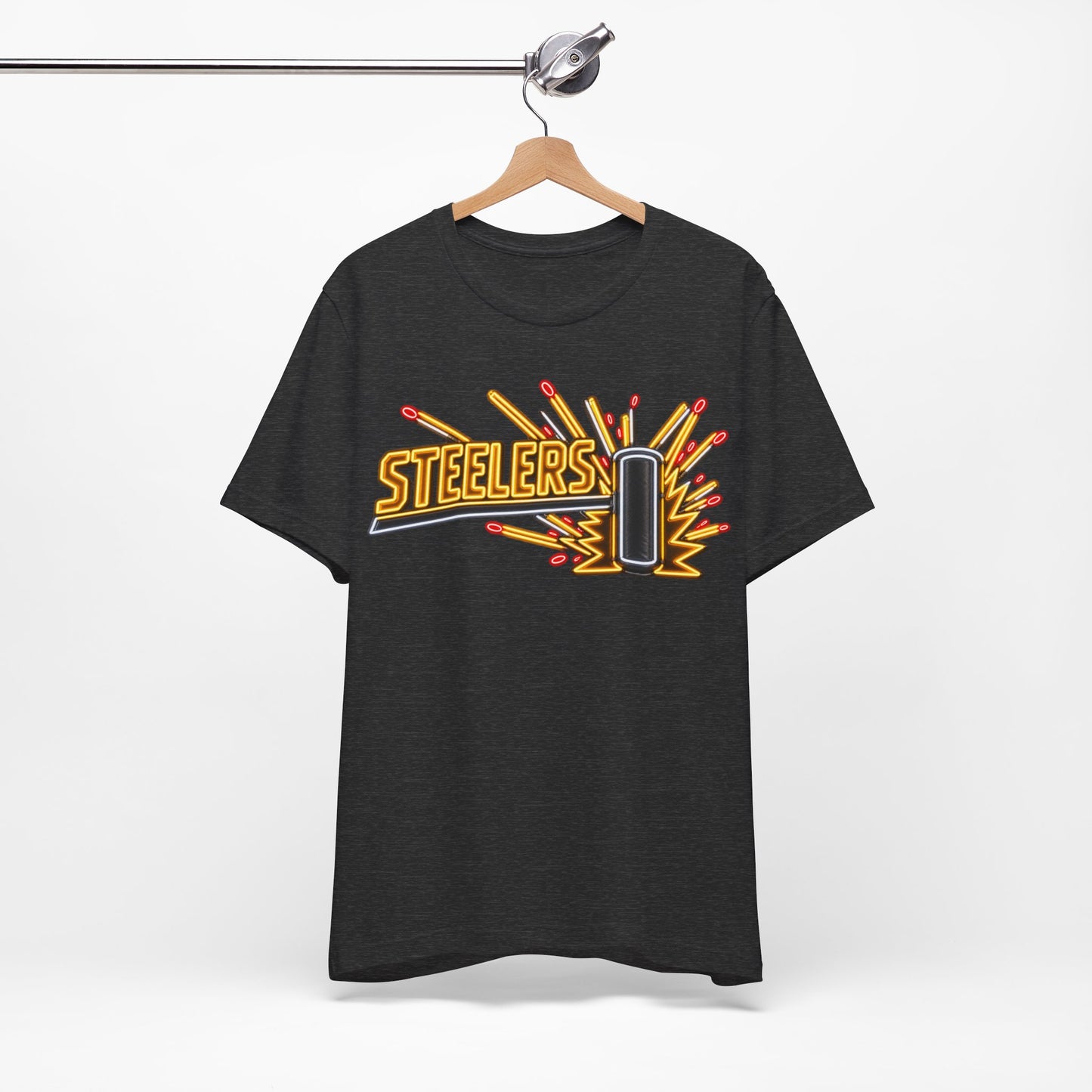 Neon Steelers Shirt, Football T-Shirt, Football Gifts