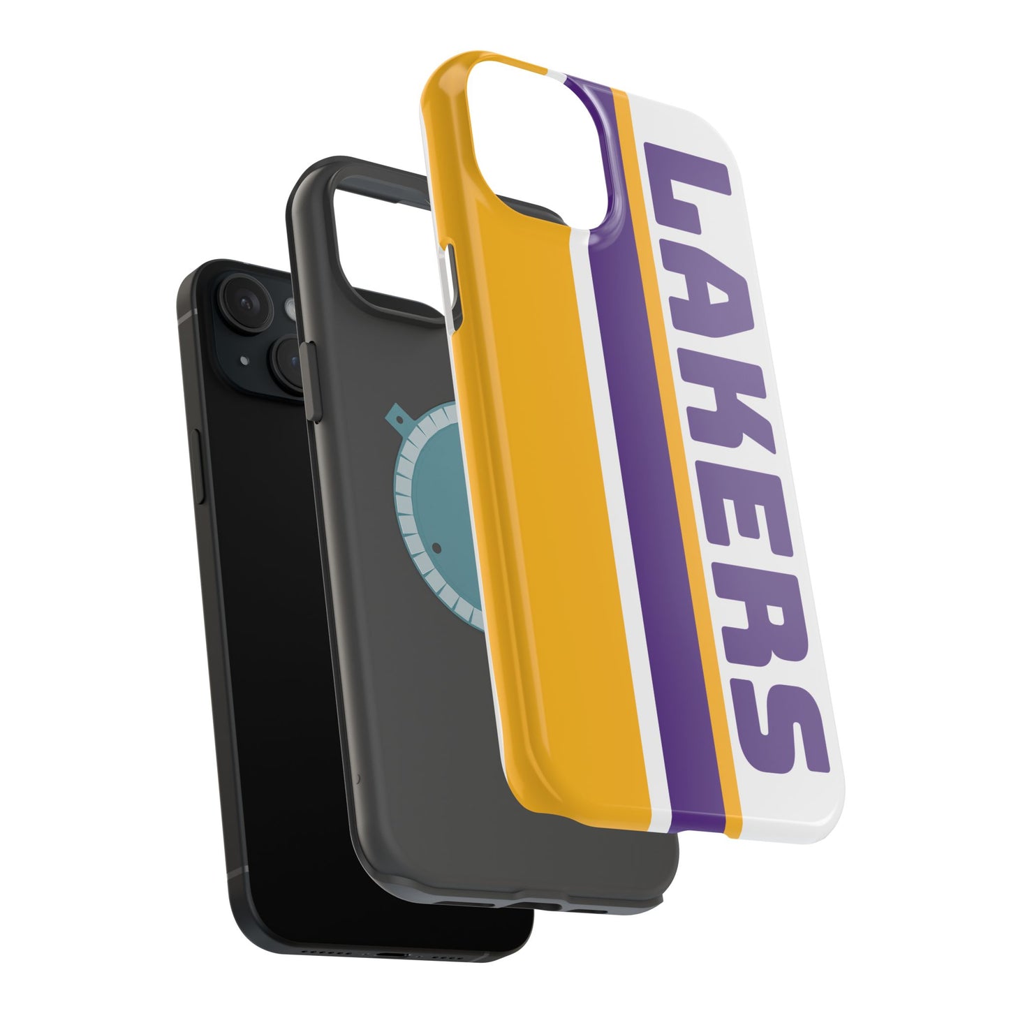 Lakers Phone Case, Magnetic Phone Case, Retro Phone Case, Basketball Gifts