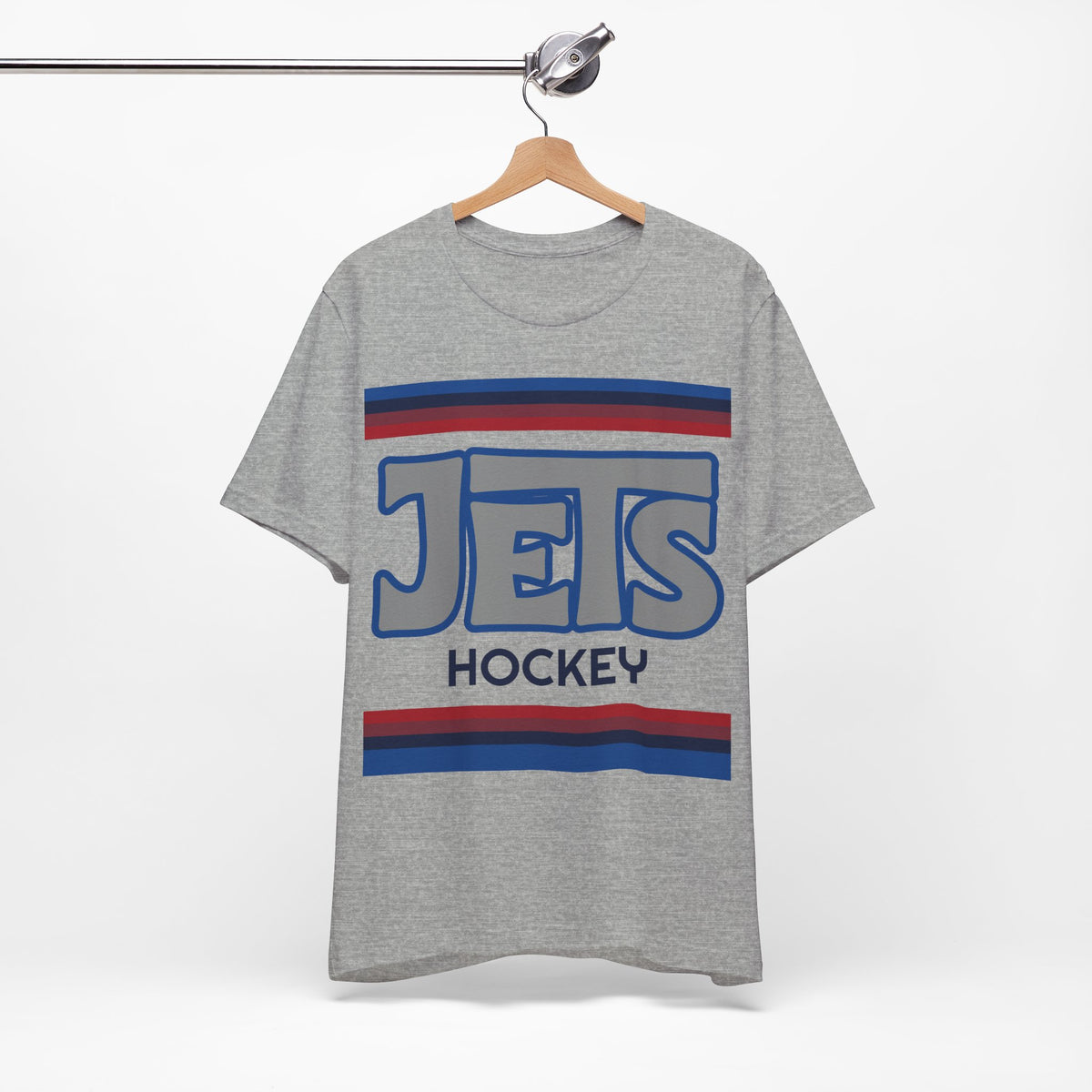 Retro Jets Shirt, Vintage Striped Jets Hockey T-Shirt