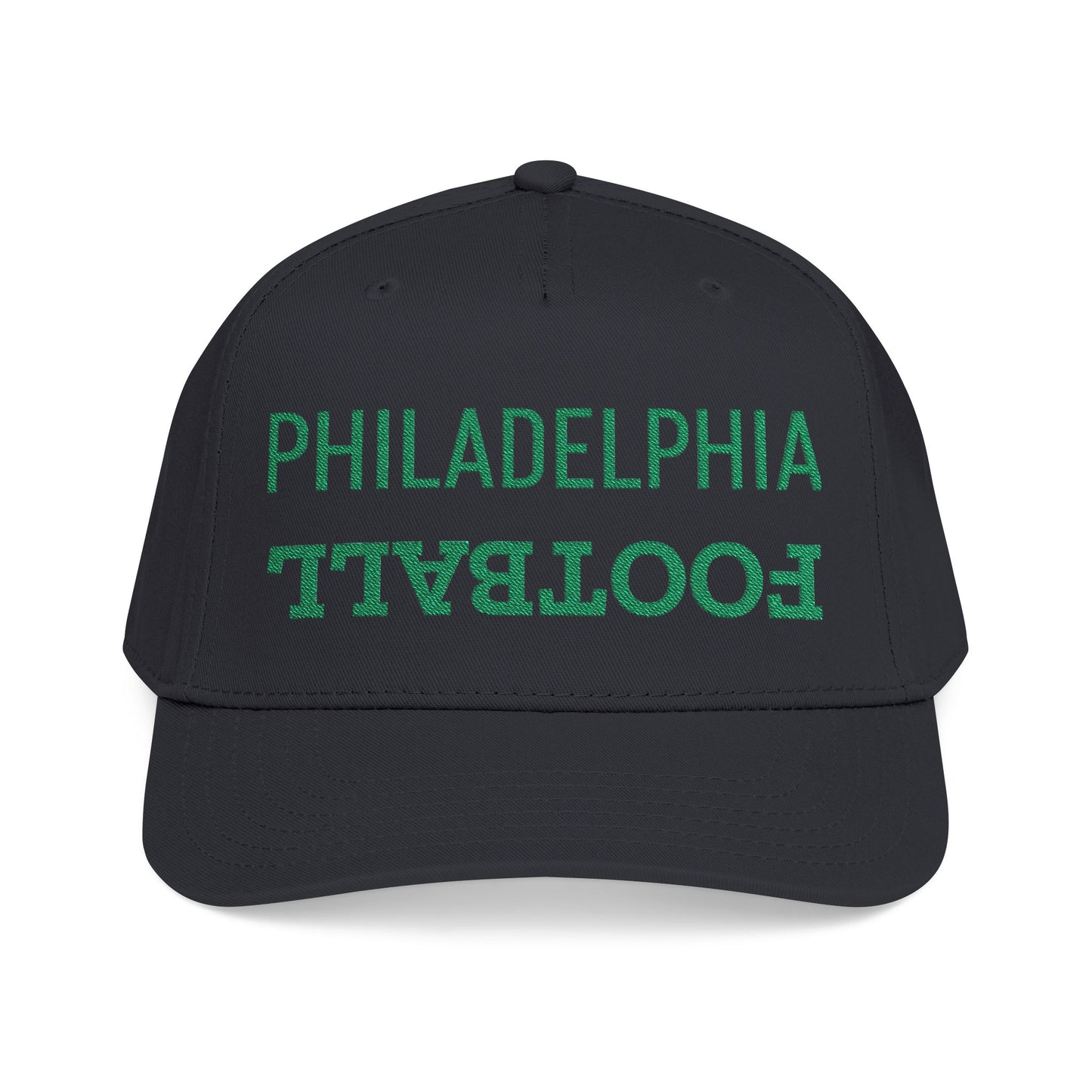 Embroidered Philadelphia Football Hat, Mid Profile Baseball Cap, Football Gifts