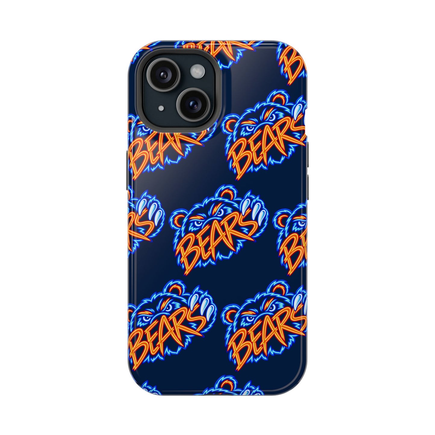 Neon Bears Phone Case, Magnetic Phone Case, Retro Phone Case, Matte/Glossy Phone Case, Football Gifts