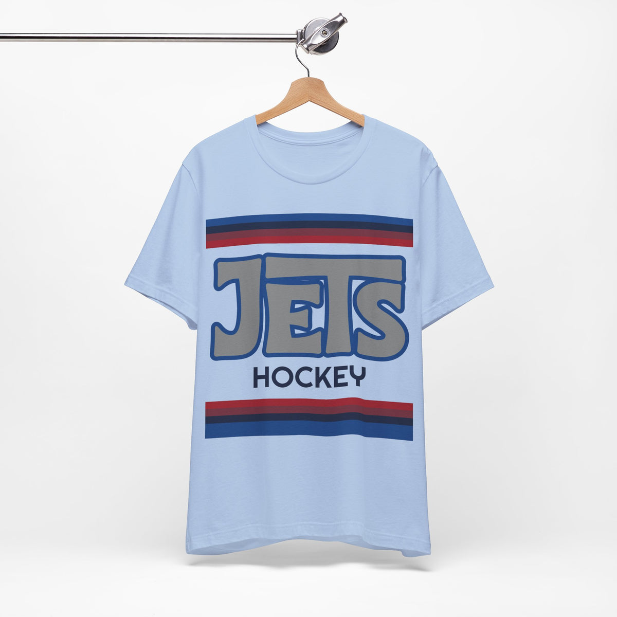 Retro Jets Shirt, Vintage Striped Jets Hockey T-Shirt