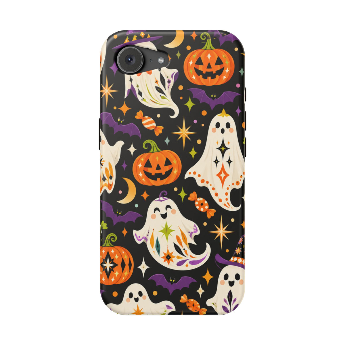 Cute Halloween Ghosts and Pumpkins Phone Case | Magnetic Impact-Resistant Case