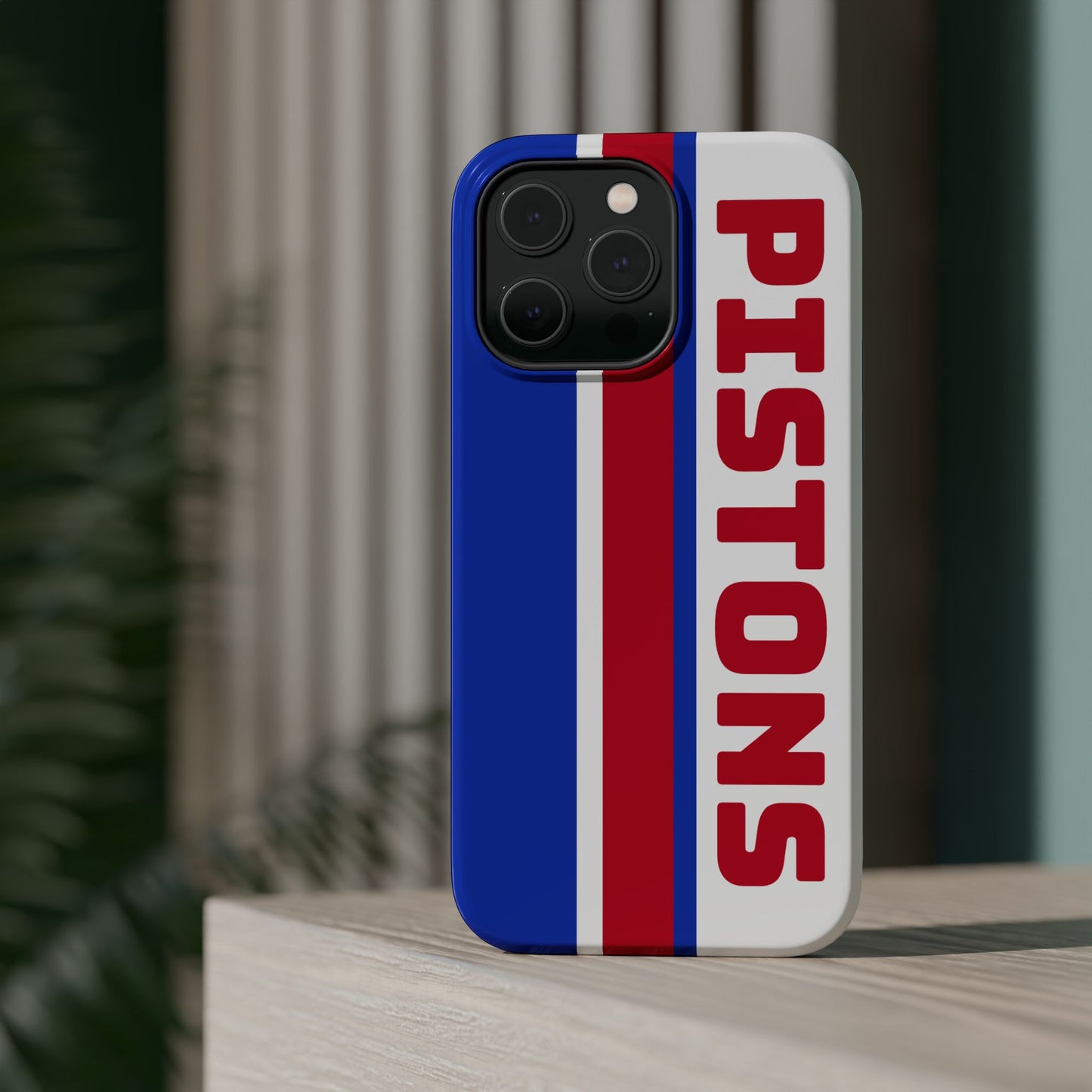Pistons Phone Case, Magnetic Phone Case, Retro Phone Case, Basketball Gifts