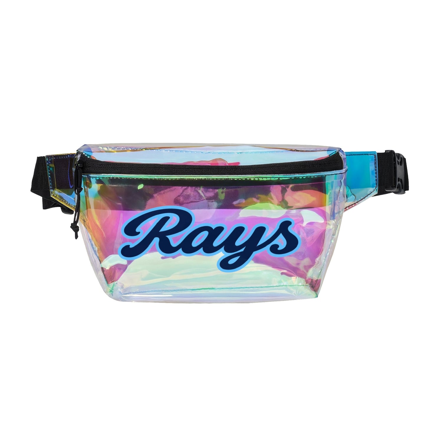 Rays Clear Stadium Bag, Baseball Belt Bag, Transparent Fanny Pack