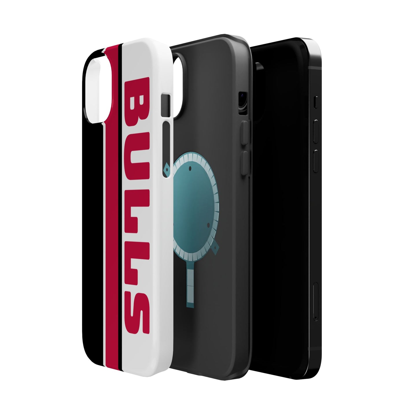 Bulls Phone Case, Magnetic Phone Case, Retro Phone Case