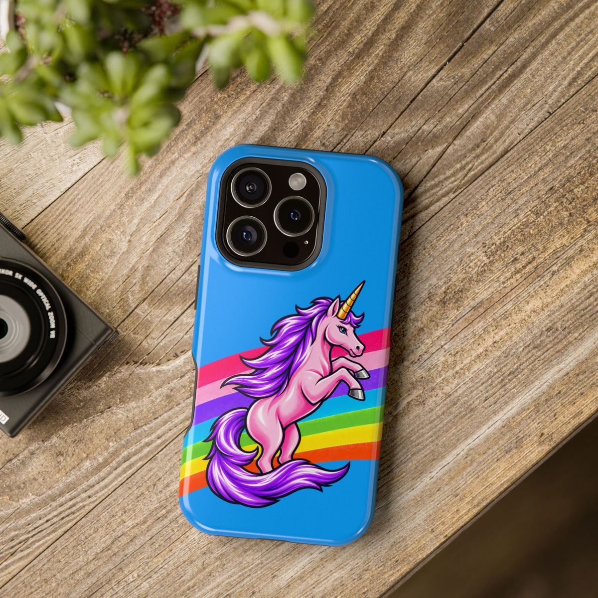 Unicorn Phone Case | Magnetic Rainbow Phone Case