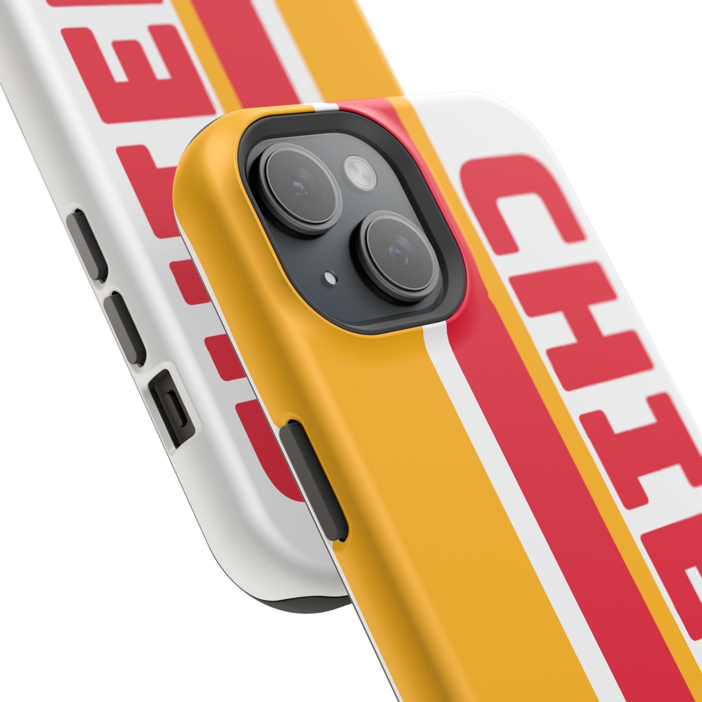 Chiefs Phone Case, Magnetic Phone Case, Retro Phone Case, Baseball Case for iPhone or Samsung, Chiefs Football Gifts