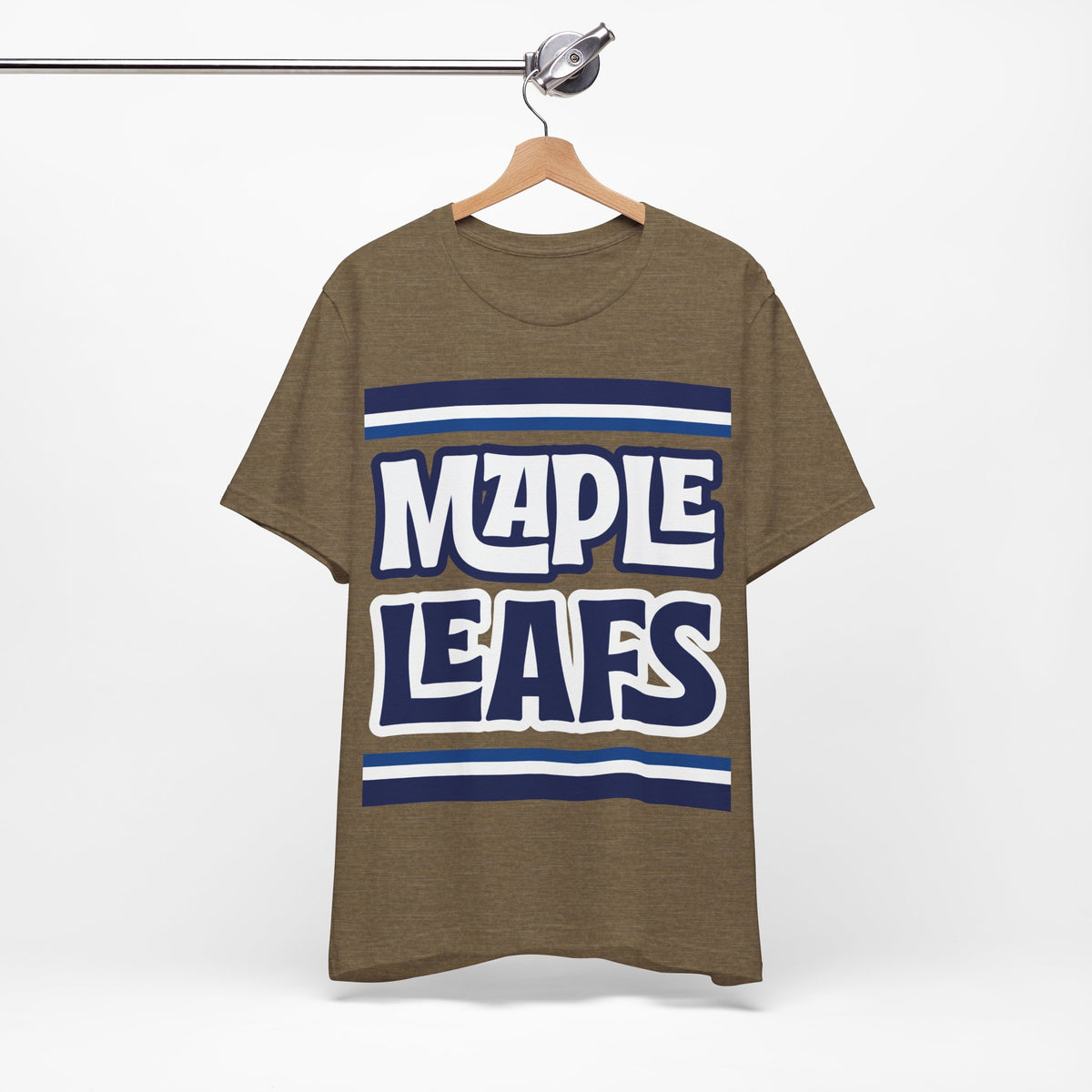 Retro Maple Leafs Shirt, Vintage Striped Maple Leafs Hockey T-Shirt