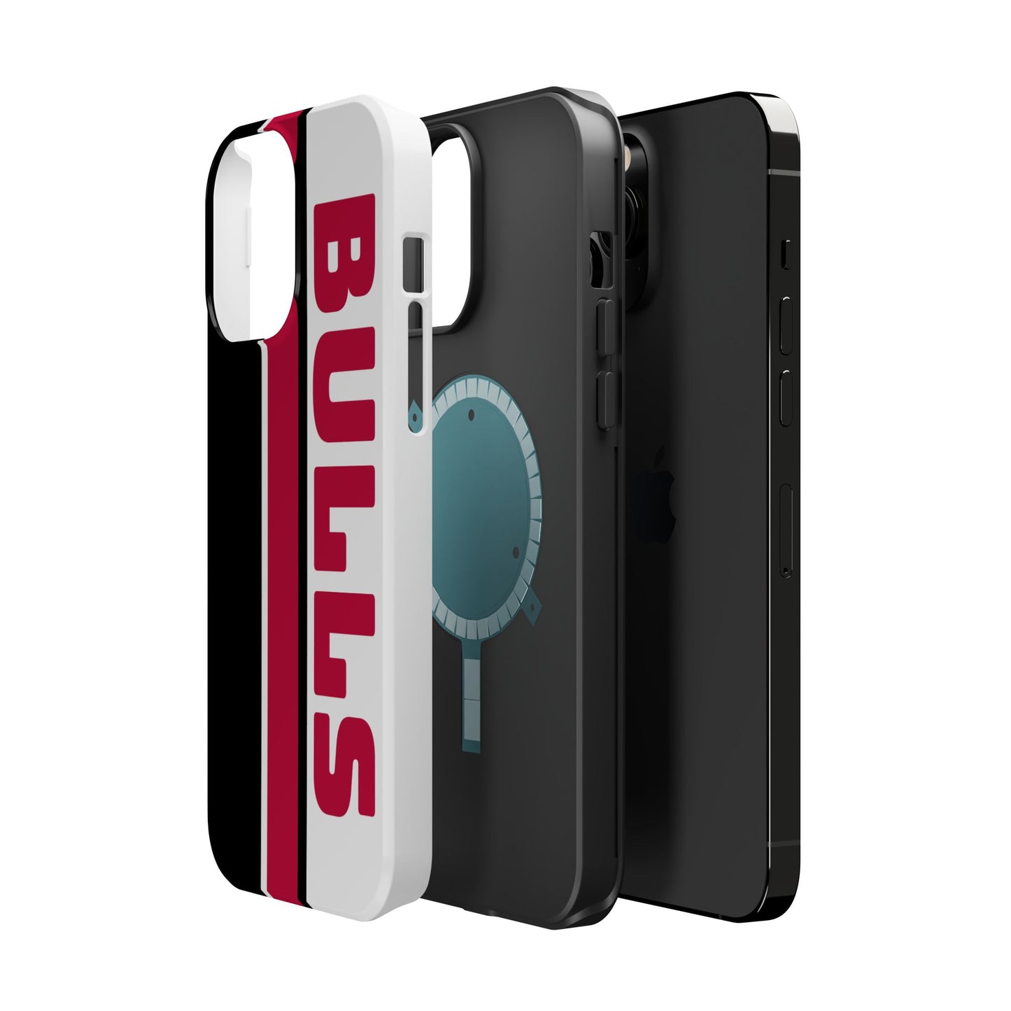 Bulls Phone Case, Magnetic Phone Case, Retro Phone Case