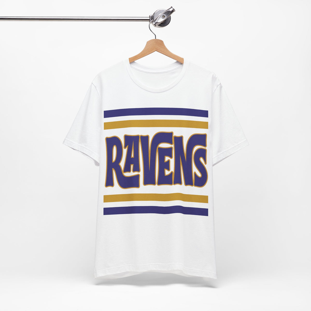 Ravens Football Tee, Retro Purple Ravens Shirt