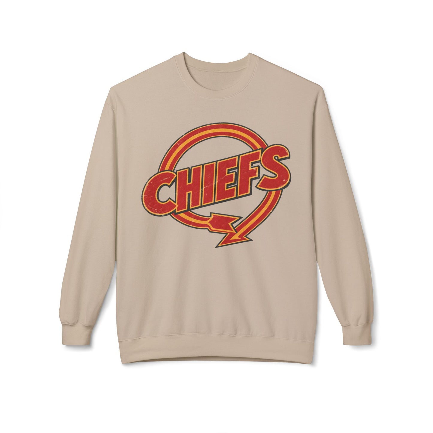 Vintage Chiefs Sweatshirt, Football Gifts, Red Chiefs Shirt