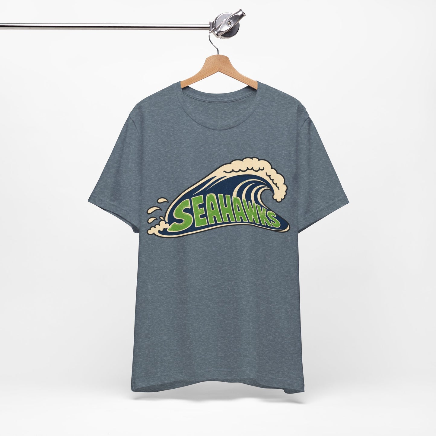 Seahawks Mascot T-Shirt, Retro Seahawks Graphic Tee, Football Shirt