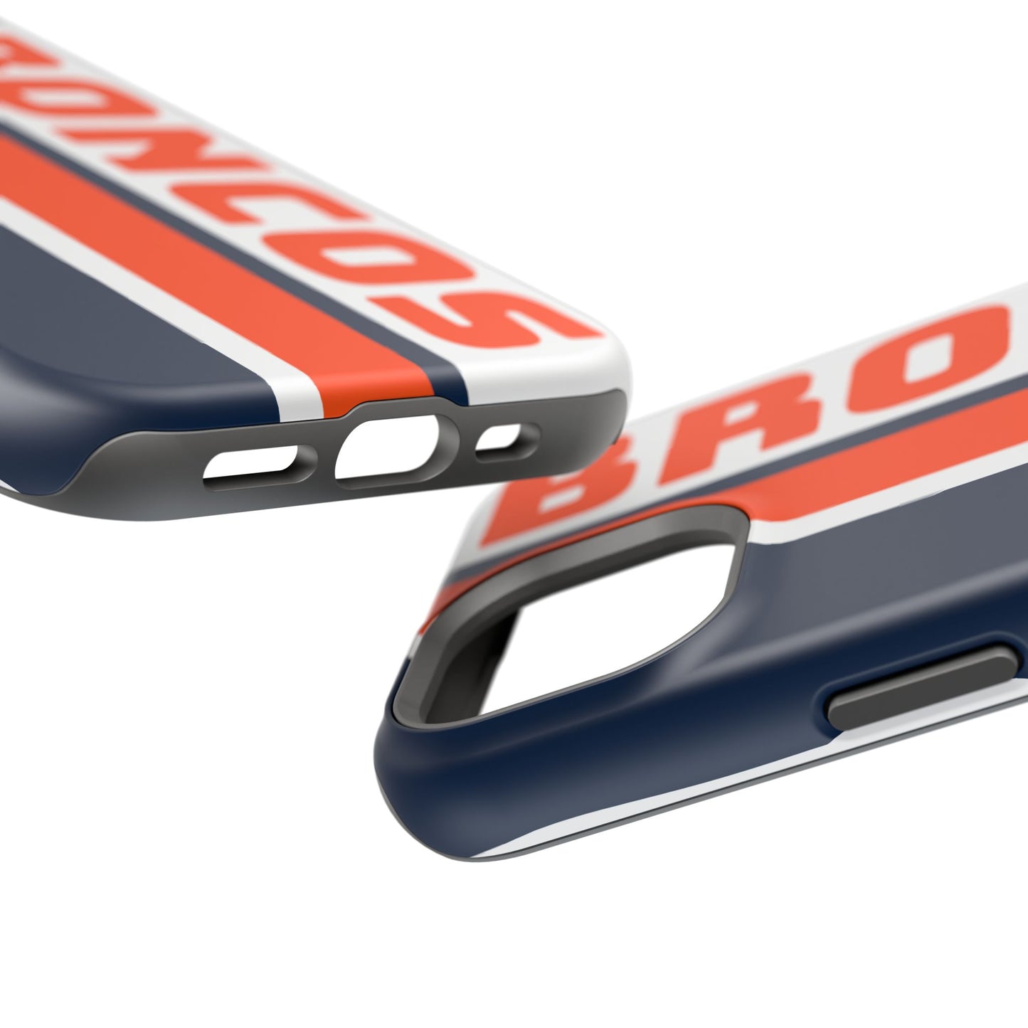 Broncos Phone Case, Magnetic Phone Case, Retro Phone Case, Baseball Case for iPhone or Samsung, Football Gifts