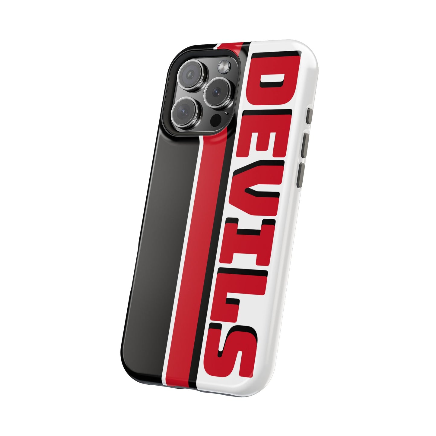 Devils Phone Case, Magnetic Phone Case, Retro Phone Case, Hockey Gifts