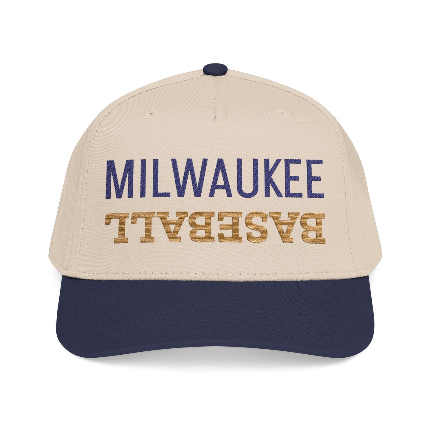 Embroidered Milwaukee Baseball Hat, Mid Profile Baseball Cap, Sports Gifts