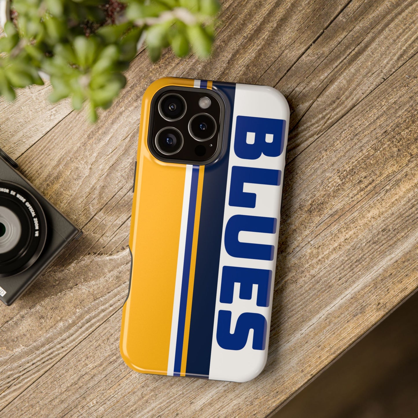 Blues Phone Case, Magnetic Phone Case, Hockey Phone Case, Retro Phone Case