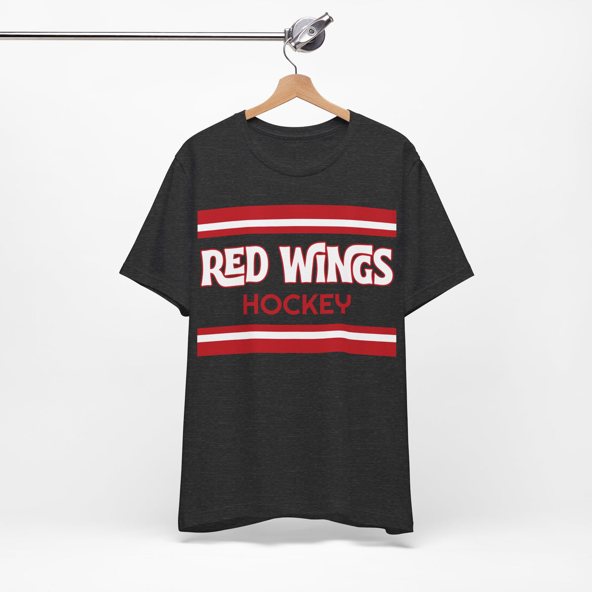 Retro Red Wings Shirt, Vintage Striped Red Wings T-Shirt